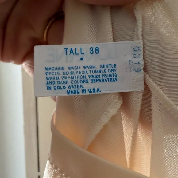 Vintage Lorraine Elegant Cream Slip Dress - Perfect for bride bridal wedding - Picture 6 of 6